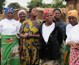 group of African women