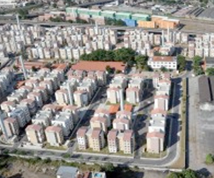 overview of city block